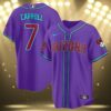 Arizona Diamondbacks Jersey Purple 3 3