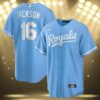 Bo Jackson Kansas City Royals Jersey Light Blue 3 3