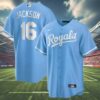 Bo Jackson Kansas City Royals Jersey Light Blue 4 4