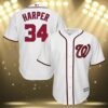 Bryce Harper Washington Nationals Jersey 3 3