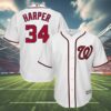 Bryce Harper Washington Nationals Jersey 4 4