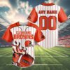 Classic Cleveland Browns Custom Jerseys Baseball 4 4