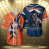 Custom NFL Denver Broncos Baseball Jersey 3 3