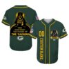 Darth Vader Custom Green Bay Packers Jersey Baseball 1 1