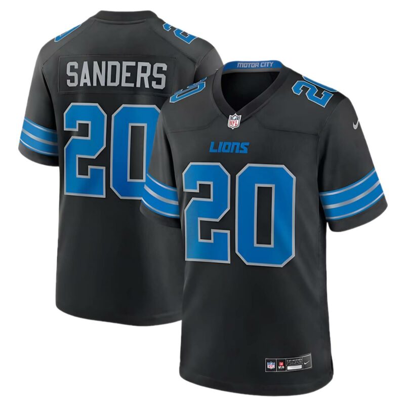 Detroit Lions Barry Sanders Jersey Alt Game 1 1