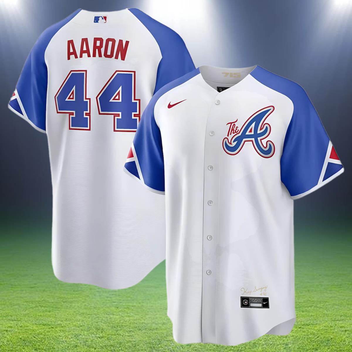 Hank Aaron Atlanta Braves Jersey 2 2