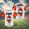 Hello Kitty Denver Broncos Baseball Jersey 4 4