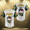 Hello Kitty Green Bay Packers Baseball Jersey 3 3