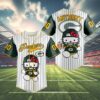 Hello Kitty Green Bay Packers Baseball Jersey 4 4