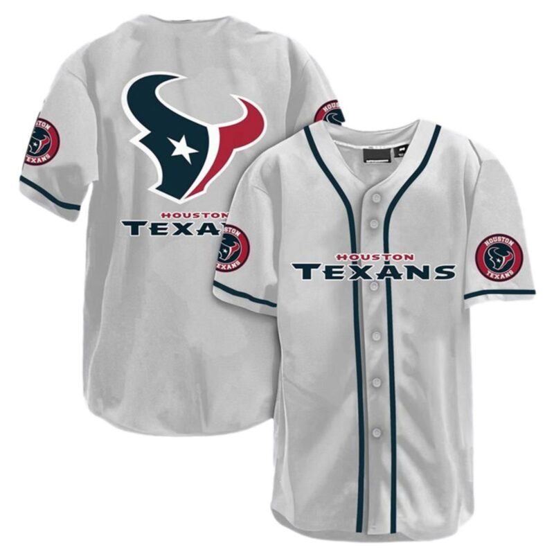 Houston Texans White Jersey Baseball 1 1