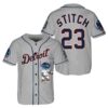 Lilo And Stitch Detroit Tigers Baseball Jersey Custom 1 1