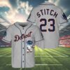 Lilo And Stitch Detroit Tigers Baseball Jersey Custom 4 4