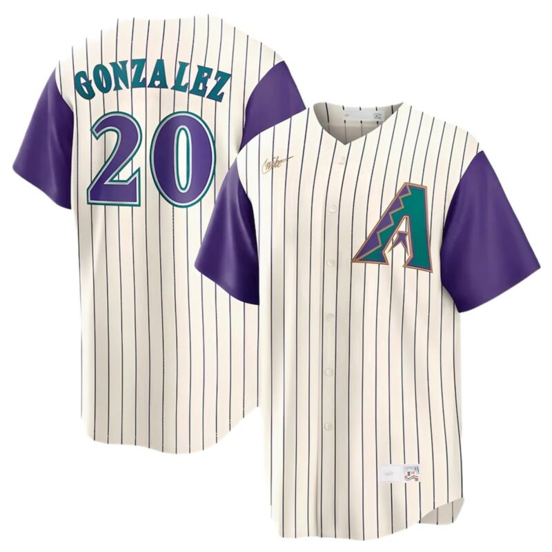 Luis Gonzalez Arizona Diamondbacks Jersey 1 1