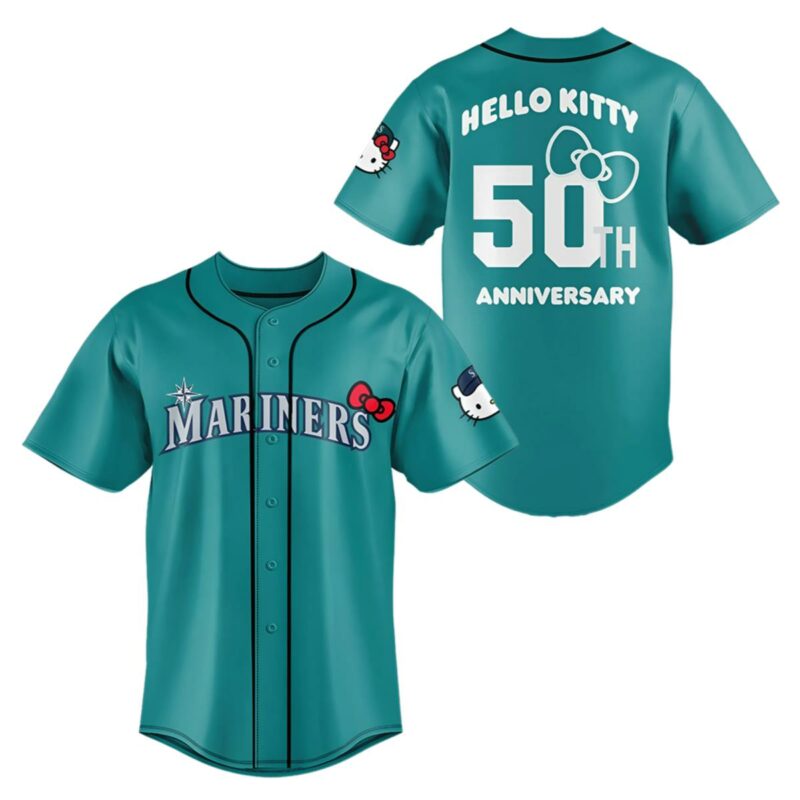 Mariners Hello Kitty Jersey 50th Anniversary 1 1