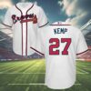 Matt Kemp Atlanta Braves Jersey 4 4