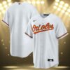 Mens Baltimore Orioles White Jersey Replica Team 3 3