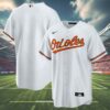 Mens Baltimore Orioles White Jersey Replica Team 4 4