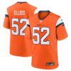 Mens Denver Broncos Pro Standard Orange Frozen Single Jersey T Shirt 1 1