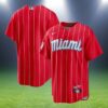 Mens Miami Marlins Nike Red City Connect Replica Team Jersey 2 2