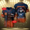 Metallica Denver Broncos Personalized Jersey Baseball 3 3