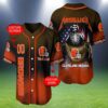 Metallica Vintage Cleveland Browns Baseball Jersey 2 2