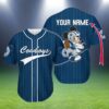 Mickey Mouse Dallas Cowboys Baseball Jersey 2 2