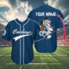 Mickey Mouse Dallas Cowboys Baseball Jersey 4 4