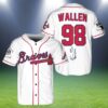 Morgan Wallen 98 Braves Jersey 2 2