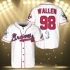 Morgan Wallen 98 Braves Jersey 3 3