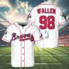 Morgan Wallen 98 Braves Jersey 4 4