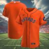 Nolan Ryan Houston Astros Jersey Orange 4 4