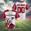 Personalized Atlanta Falcons Baseball Jersey 4 4