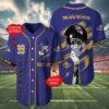 Personalized Baltimore Ravens Baseball Jersey 4 4