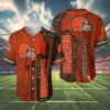 Personalized Baseball Jersey Cleveland Browns 4 4