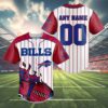 Personalized Buffalo Bills Baseball Jersey 4 4