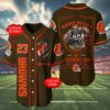 Personalized Cleveland Browns Baseball Jersey 4 4