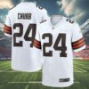 Personalized Cleveland Browns Nick Chubb Jersey 4 4