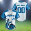 Personalized Detroit Lions Baseball Jersey 2 2