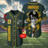 Personalized Green Bay Packers Baseball Jersey 4 4