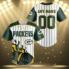 Personalized Green Bay Packers White Jersey Baseball 3 3