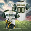 Personalized Green Bay Packers White Jersey Baseball 4 4