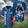 Personalized Indianapolis Colts Baseball Jersey 4 4