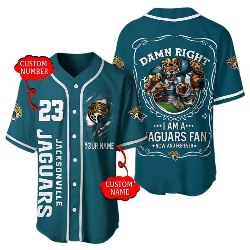 Jacksonville Jaguars Baseball Jersey