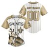 Personalized New Orleans Saints Baseball Jersey 1 1