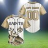 Personalized New Orleans Saints Baseball Jersey 2 2