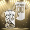 Personalized New Orleans Saints Baseball Jersey 3 3