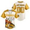 Personalized Pittsburgh Steelers Baseball Jersey 1 1