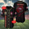 Personalized San Francisco 49ers Baseball Jersey 4 4