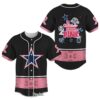 Pink Dallas Cowboys Jersey Baseball 1 1