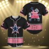 Pink Dallas Cowboys Jersey Baseball 3 3